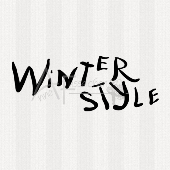 Textstempel - Winterstyle 02