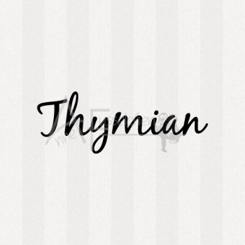 Textstempel - Thymian