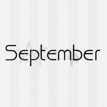 Textstempel - September
