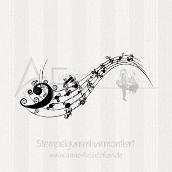 Motivstempel - Musiknoten 03 (kl)