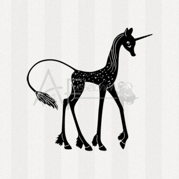 Motivstempel - Unicorn 02a