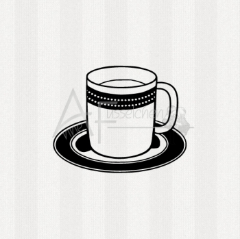 Motivstempel - Kaffeepott