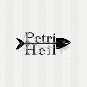 Textstempel - Petri Heil 02