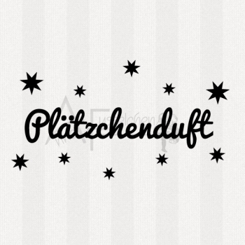 Textstempel - Plätzchenduft