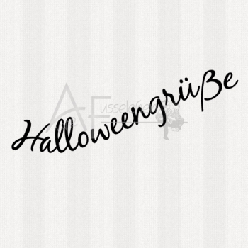 Textstempel - Halloweengrüße 01