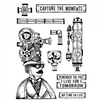 Stamperia Rubberstamp - Capture The Moment