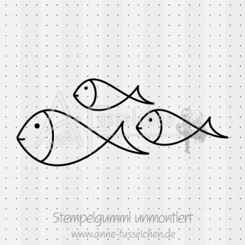 Motivstempel - Drei Fische