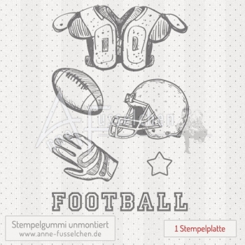 Stempelset - Football Equipment 02