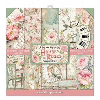 Stamperia - House of Roses | Paper Pad 12x12