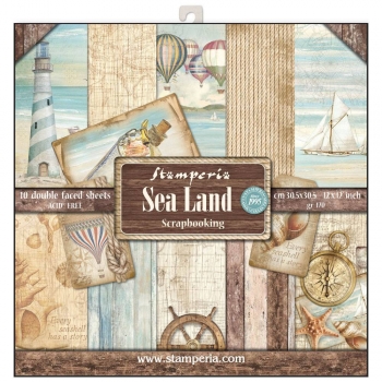 Stamperia - Sea Land | Paper Pad 12x12