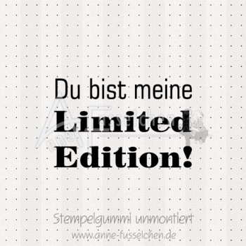 Textstempel -  Limited Edition 01 | anne-fusselchen.de