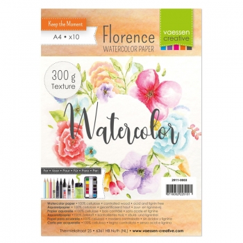 Florence Watercolor Paper - texture | A4 x 10