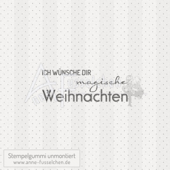 Textstempel - ... magische Weihnachten (kl)