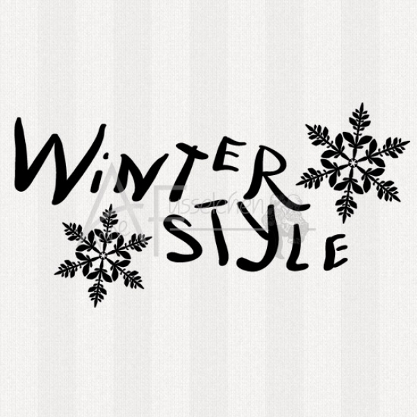 Textstempel - Winterstyle 01