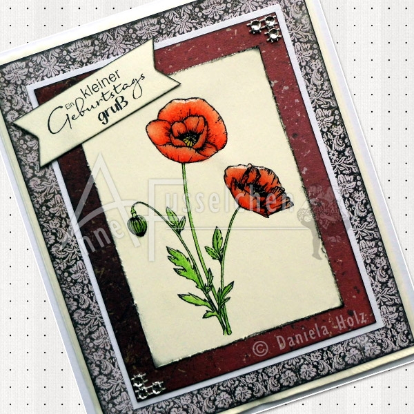 Motivstempel - Klatschmohn 02