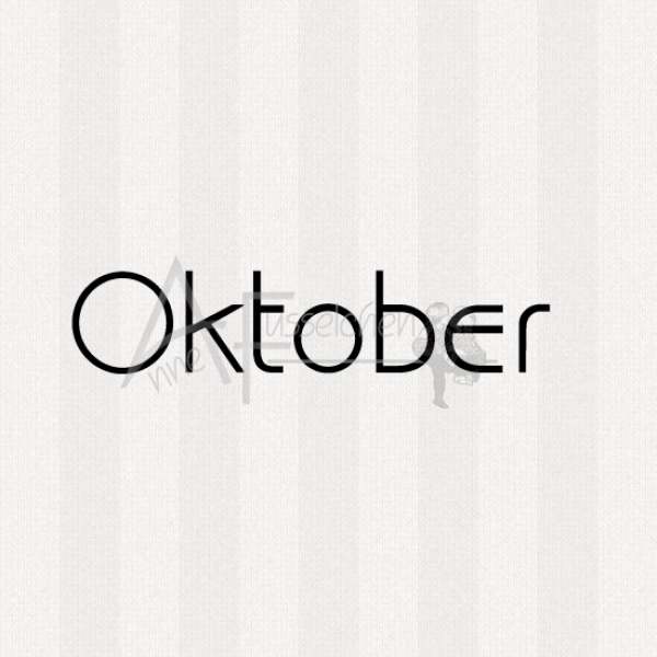 Textstempel - Oktober