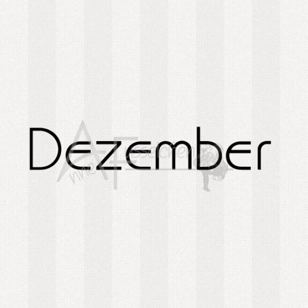 Textstempel - Dezember