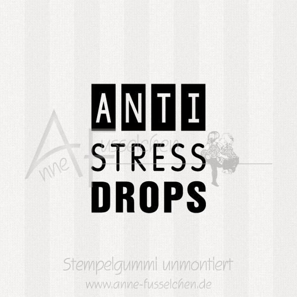 Textstempel - Antistressdrops