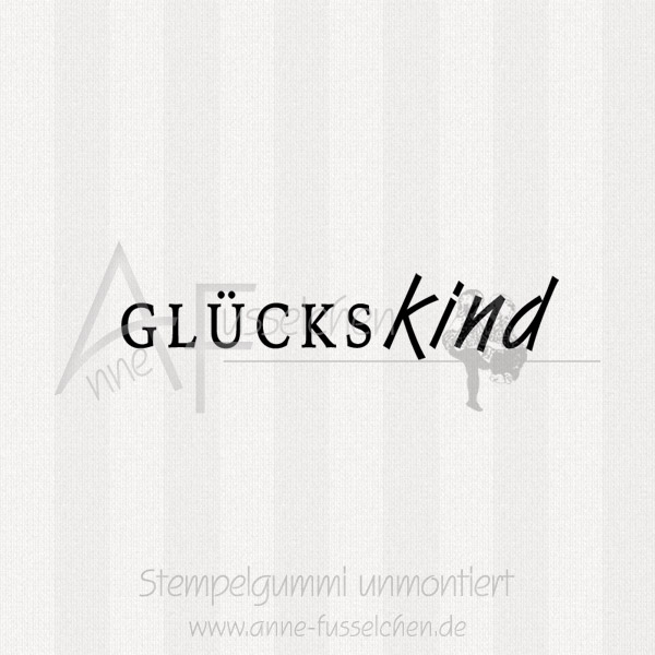 Textstempel - Glückskind 03