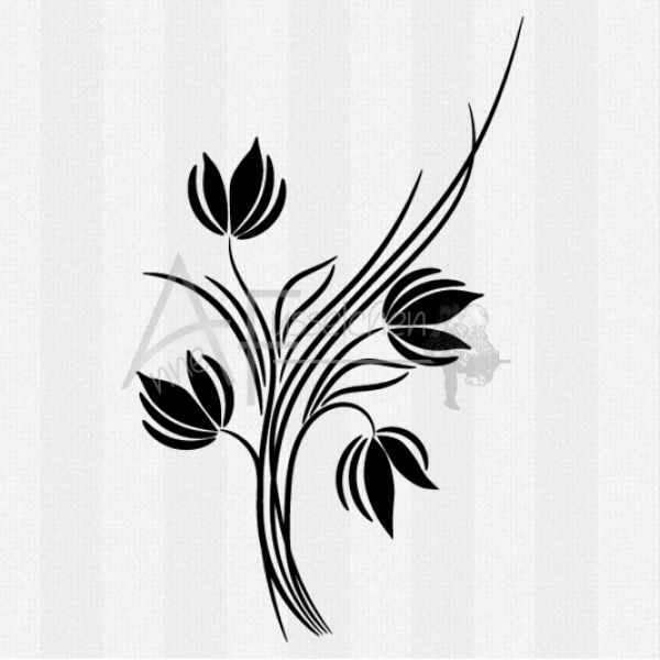 Motivstempel - Floral 02 (gr)