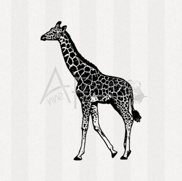 Motivstempel - Giraffe 02