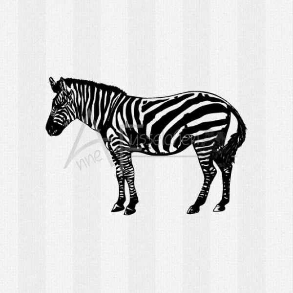 Motivstempel - Zebra 02