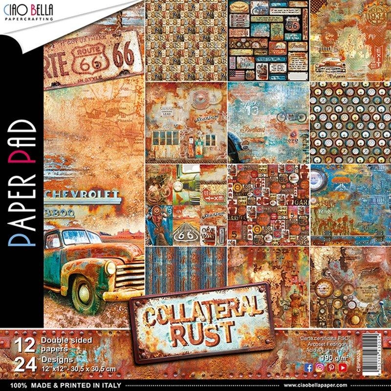 Ciao Bella - Collateral Rust | Paper Pad 12x12