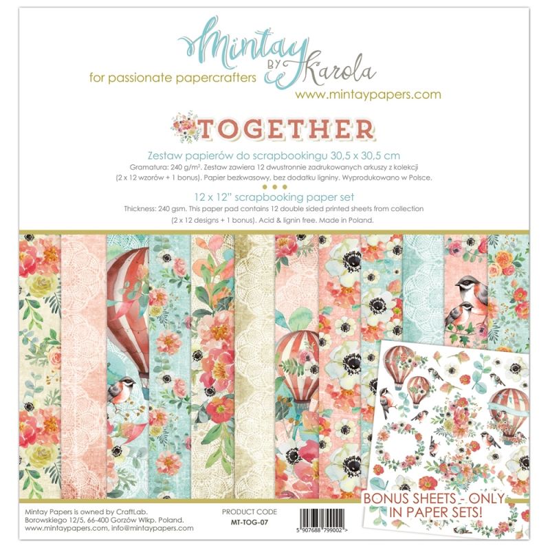 Mintay by Karola - Together | Paper Pad 12x12