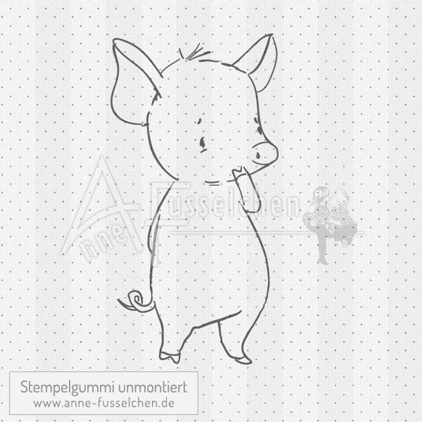 Motivstempel - Schweinchen Bibi