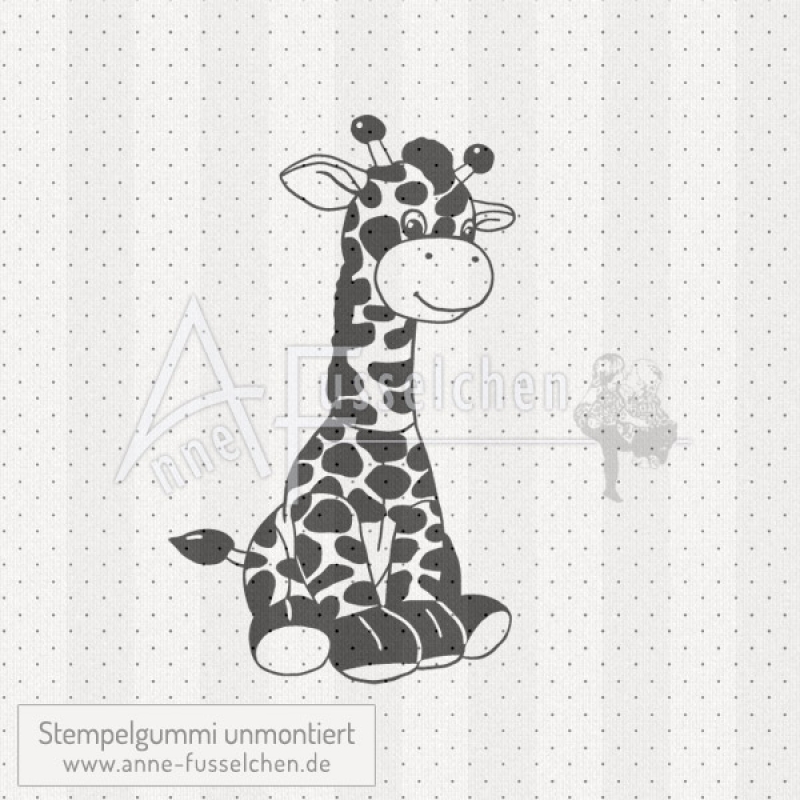 Motivstempel - Plüschtier Giraffe