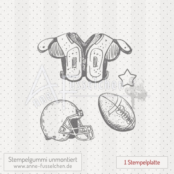 Stempelset - Football Equipment 01