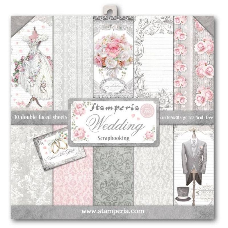 Stamperia - Wedding | Paper Pad 12x12