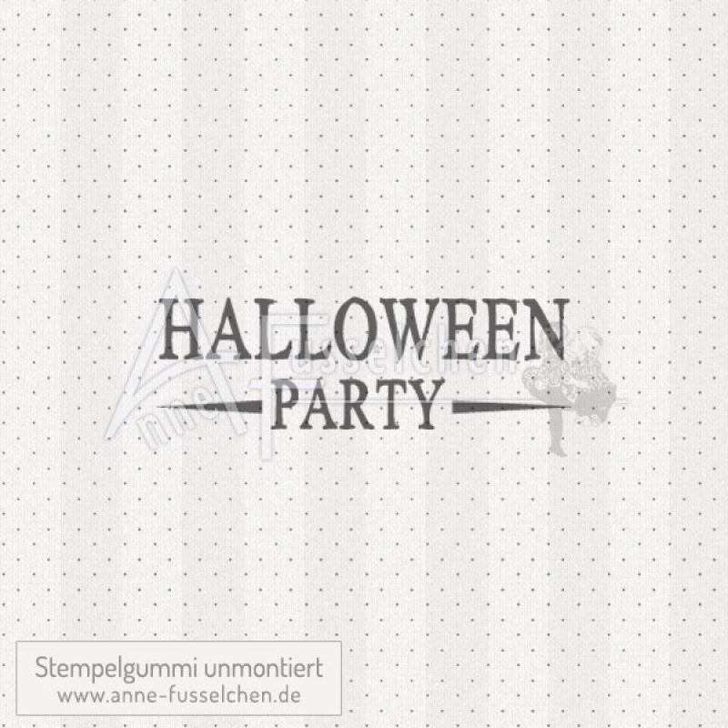Textstempel - Halloween Party