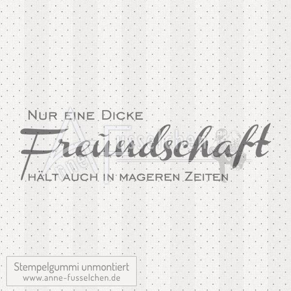 Textstempel - Freundschaft 01