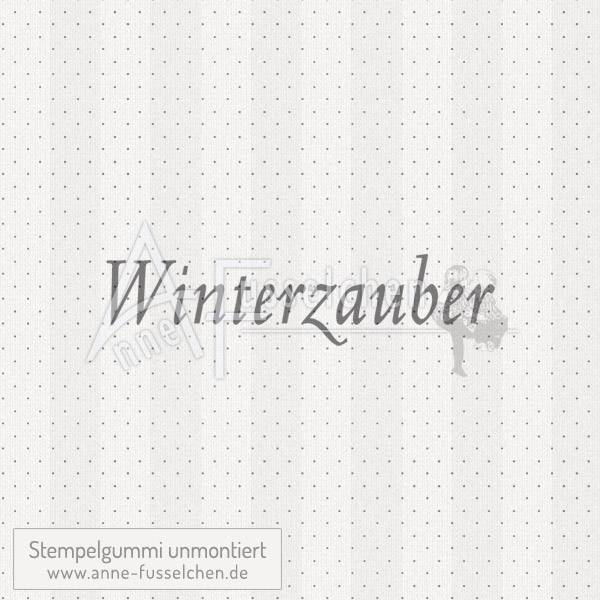 Textstempel - Winterzauber