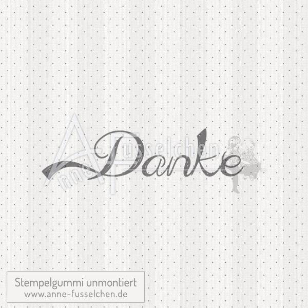 Textstempel - Danke