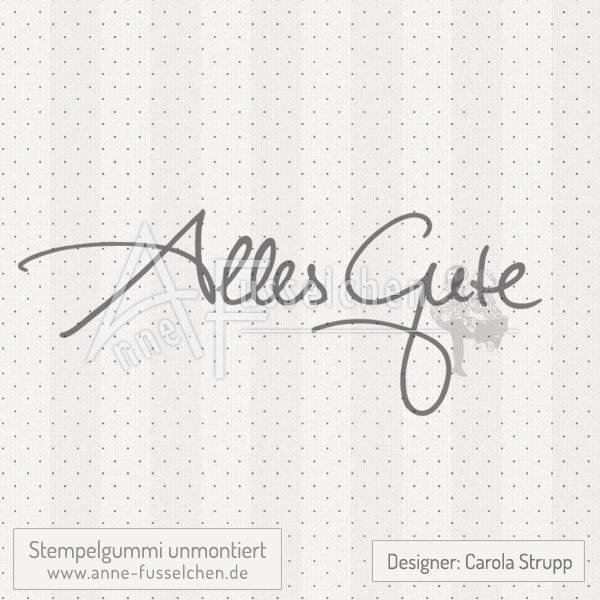 Textstempel - Alles Gute 02