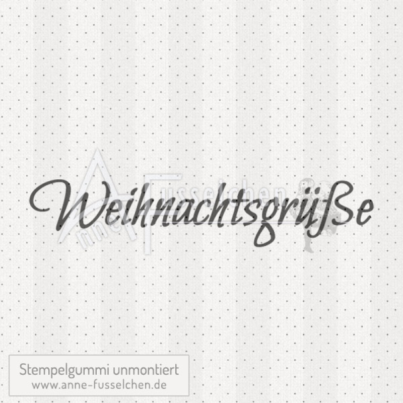 Textstempel - Weihnachtsgrüße 01