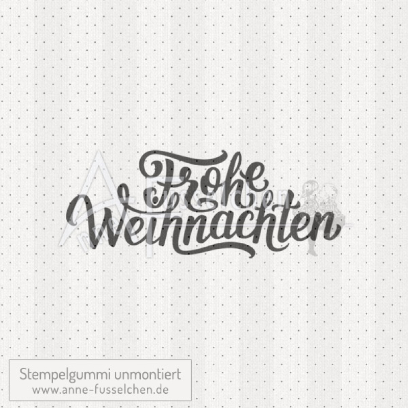 Textstempel - Frohe Weihnachten 06