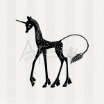 Motivstempel - Unicorn 02