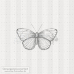 Motivstempel - Vintage Butterfly 02